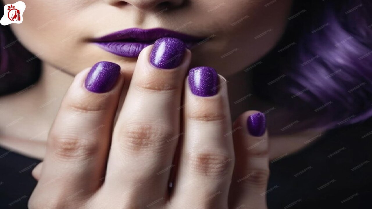 Stunningly Simple Purple Nail Design for Effortless Elegance